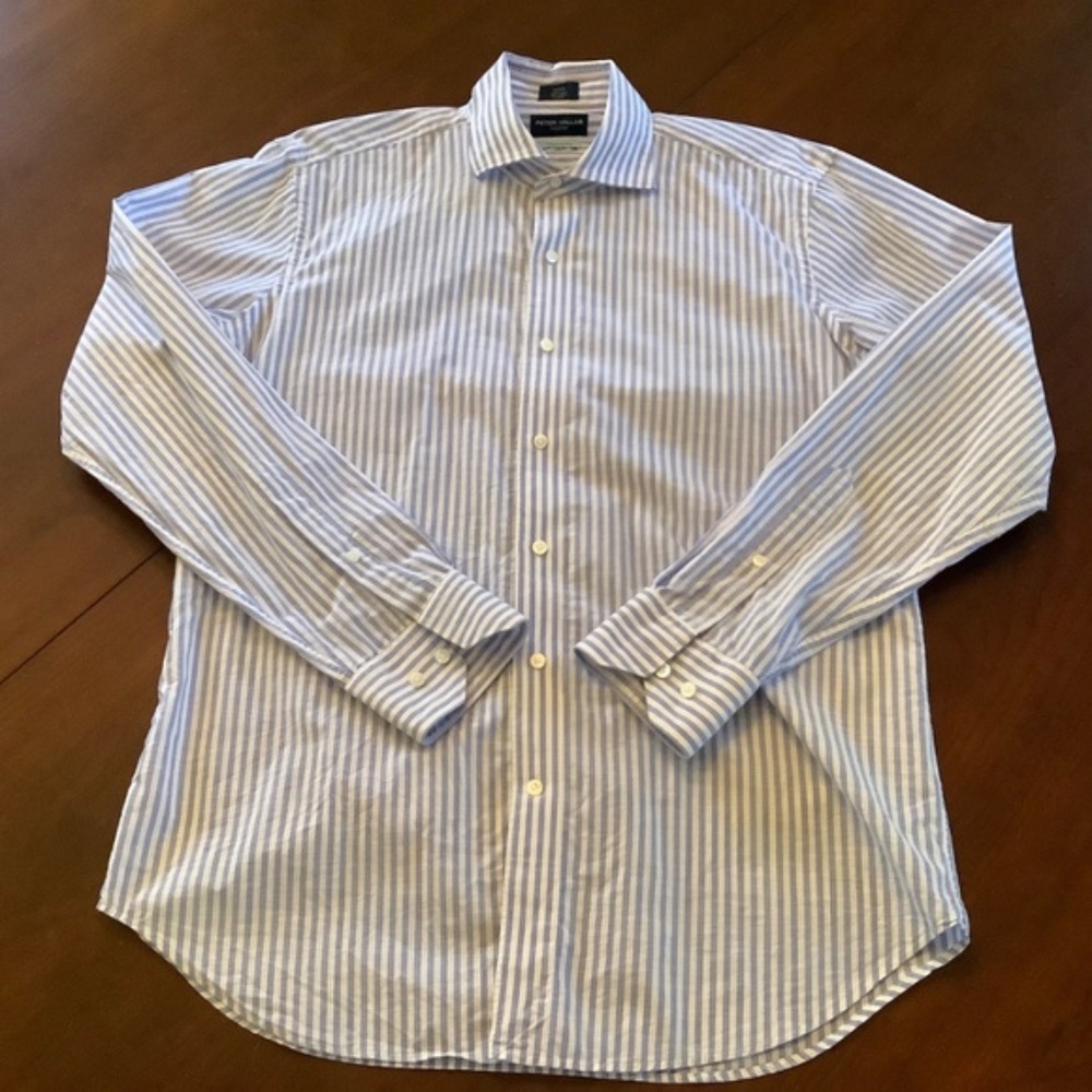 A. Peter Millar Collection. Medium. Blue & White Stripe